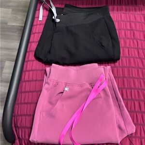 Kids Black and Pink Bottoms